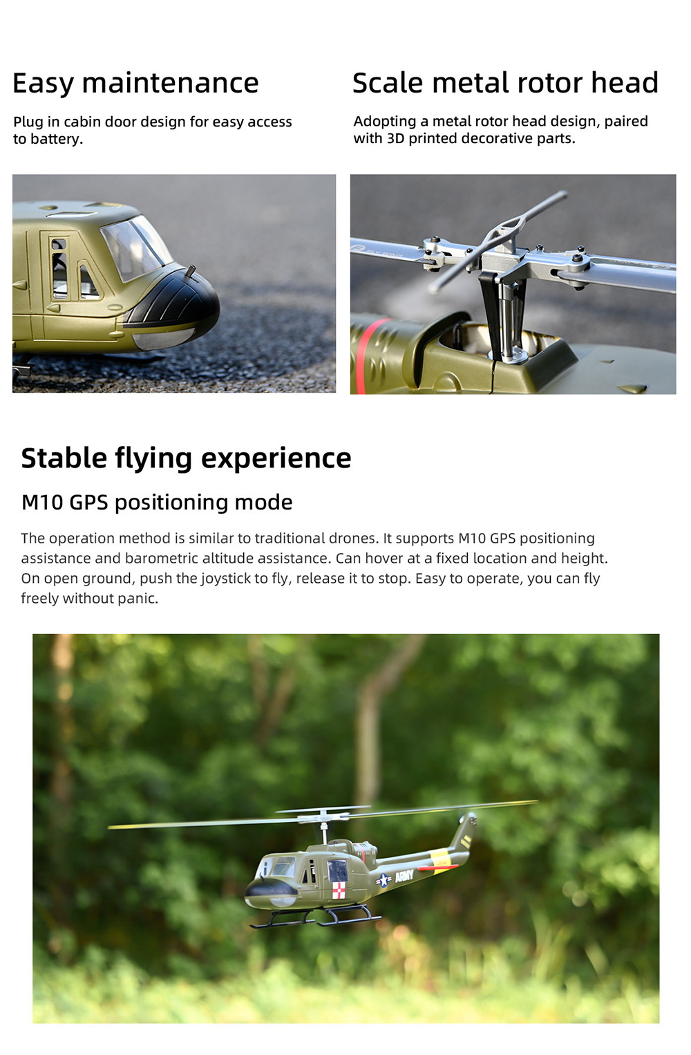 RC-Hubschrauber-im-Maszligstab-UH-1-V4-Upgrade-Version-Klasse-470-mit-6CH-Brushless-Motor-GPS-mit-fe-2018955-4